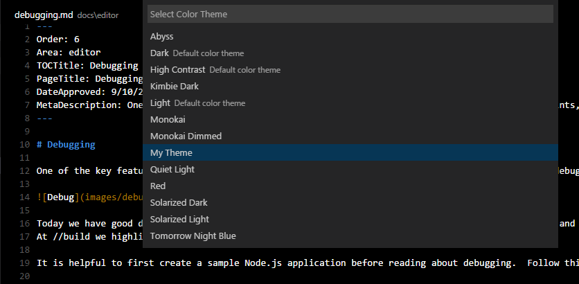 my theme